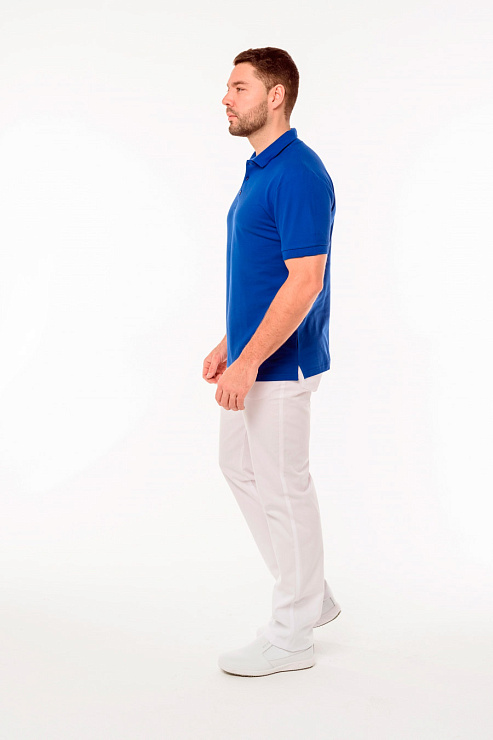 Поло мужское, василек, 54