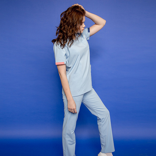 Туника женская 254 Alabama, R132 светло-голубой, M