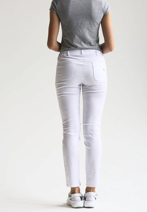 Брюки женские «Слим», белые, 40