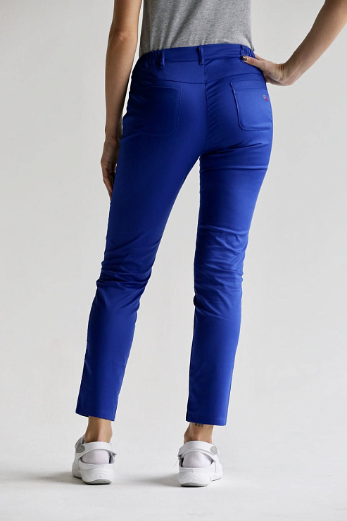 Брюки женские «Слим», василёк, 50