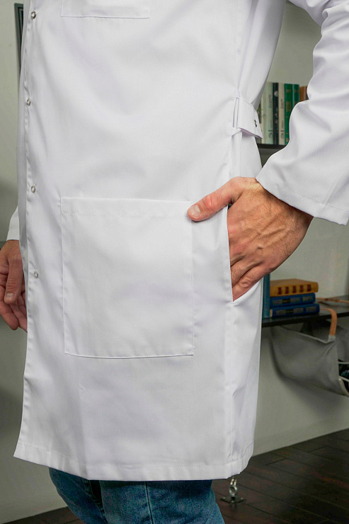 Халат мужской «Силуэт», темно-синий, 58