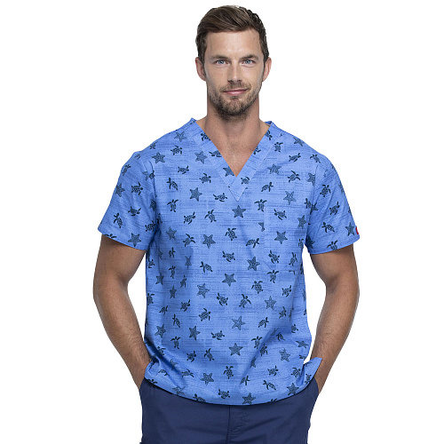 Топ мужской Dickies DK725, подводный мир, S