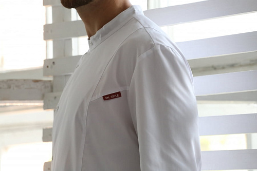 Блуза мужская «Олимп», белый, 48