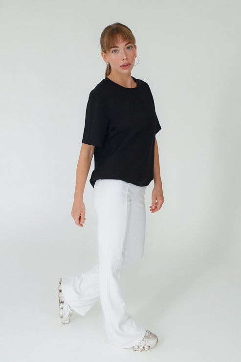 Футболка женская Тезис TZ111, черный, 52-54