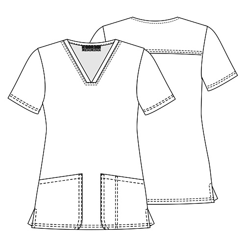 Топ женский Cherokee CK651, лама, S