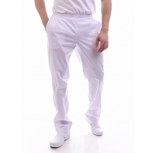 Брюки мужские «Комфорт М», белые, 108/XXL