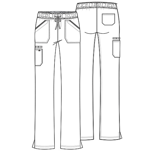 Брюки женские Dickies DK106, белый, XXS