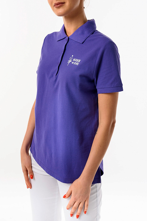 Поло женское, сиреневый, 50