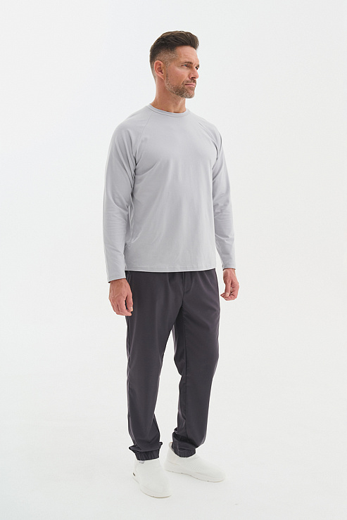 Лонгслив мужской Тезис TZ512, серый, 50