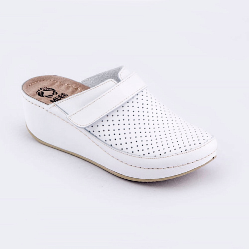 Сабо MUBB Comfort Gel Massage 6001, женские, белый, 41