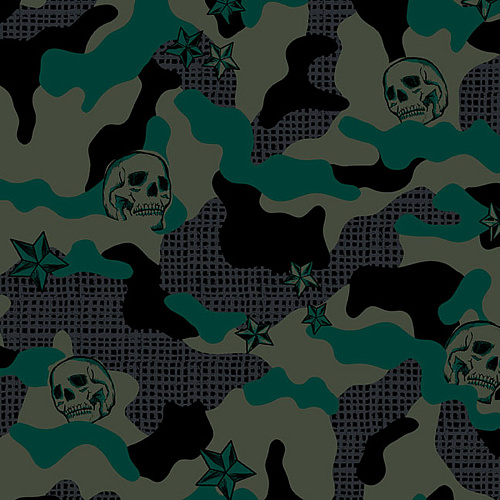 Топ мужской Dickies DK725, камуфляж, XS