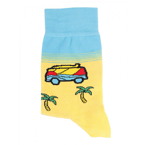 Носки мужские, "Серфинг", желтый, 41-45