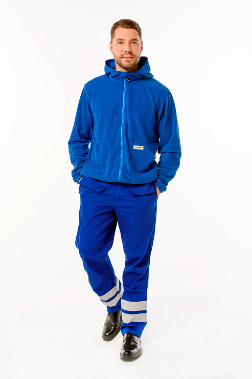 Толстовка мужская «Скорая Помощь», василек, 52-54