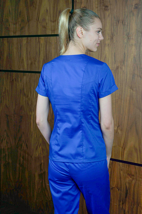 Блуза женская «Альфа», василек, 42