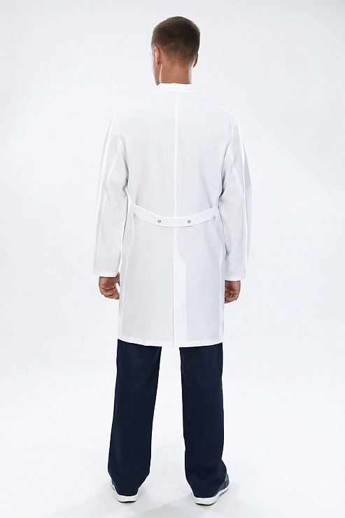 Халат мужской 510 Streich, длинный рукав, белый, 56