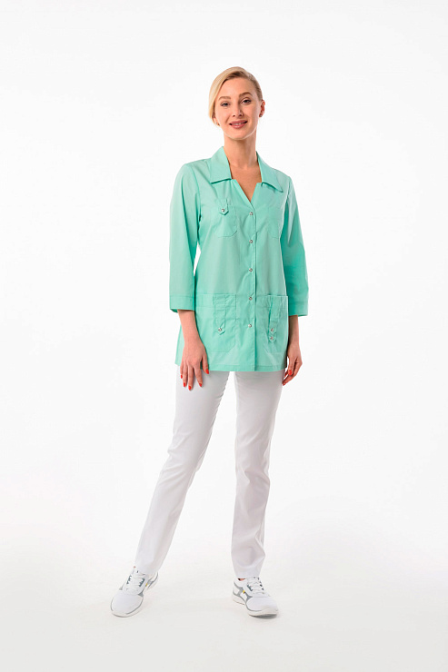Блуза женская «Лайм», зеленый, 60