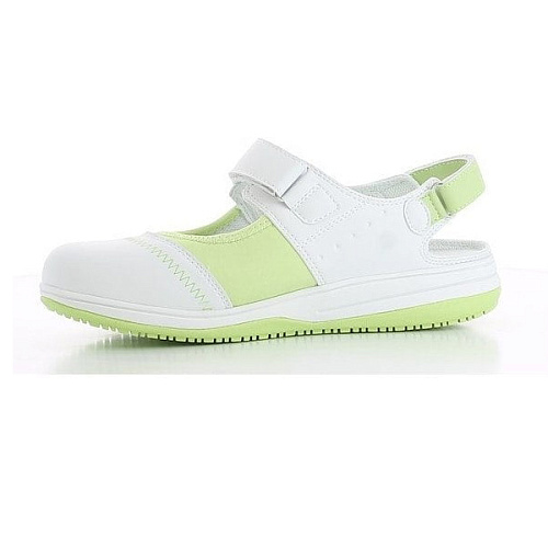 Туфли OXYPAS SALMA, женские, белый/зеленый, 40