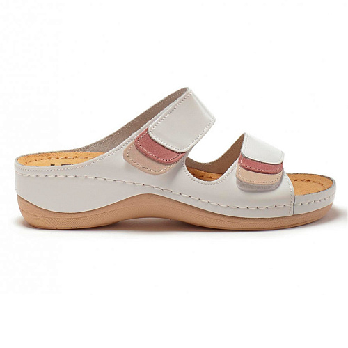 Тапочки-сабо Леон 904, женские, белые, 41