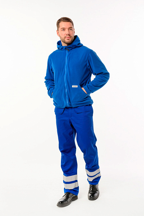 Толстовка мужская «Скорая Помощь», василек, 56-58