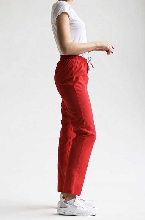 Брюки женские «Комфорт», красный, 56