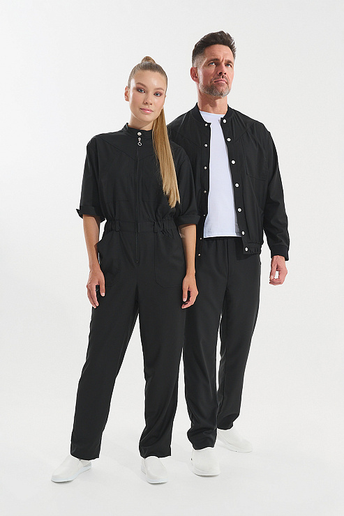 Комбинезон женский Тезис TZ490, черный, 50