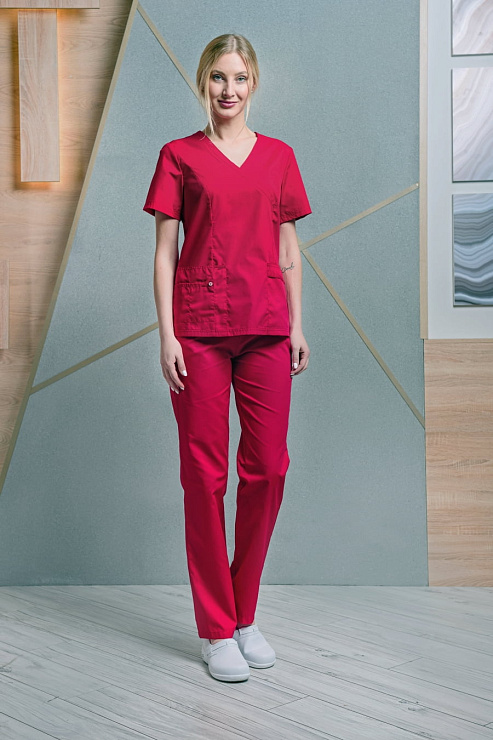 Блуза женская «Терра», красный, 40