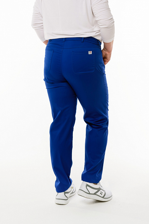 Брюки женские «Слим», василёк, 50