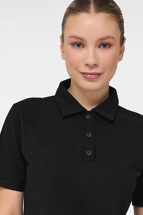 Поло женское Тезис TZ050, черный, 46