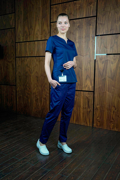 Блуза женская «Лапки», с трикотажной вставкой, 52