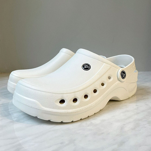 Сабо с анатомической стелькой, белый, 41