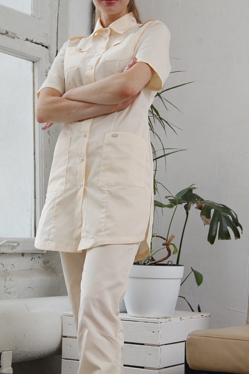 Блуза женская «Сафари», крем, 42