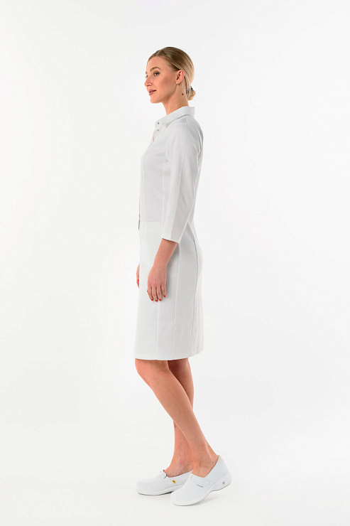 Халат женский «Элина», белый, 54