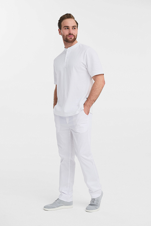 Поло мужское Тезис TZ560, белый, 48