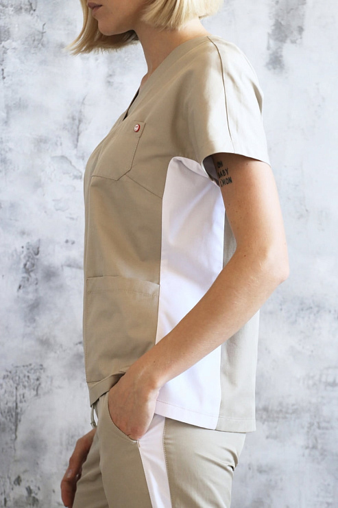 Блуза женская «Нюша», сахара, 46