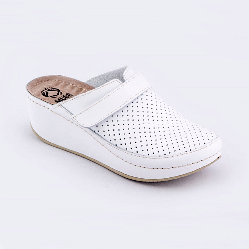 Сабо MUBB Comfort Gel Massage 6001, женские, белый, 37