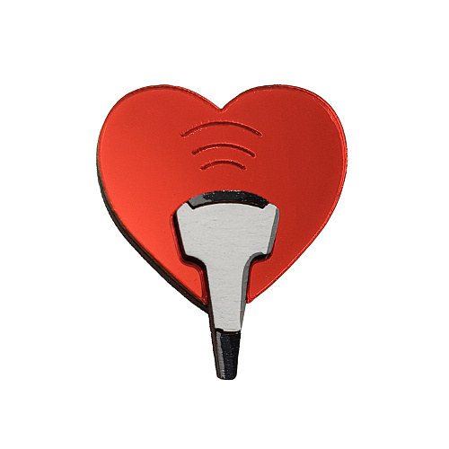 Значок "УЗИ сердца", оргстекло