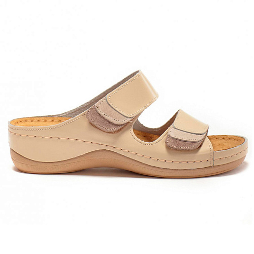 Тапочки-сабо Леон 904, женские, бежевые, 40