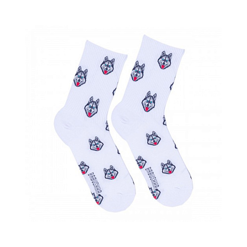 Носки женские, "Хаски", белый, 36-40