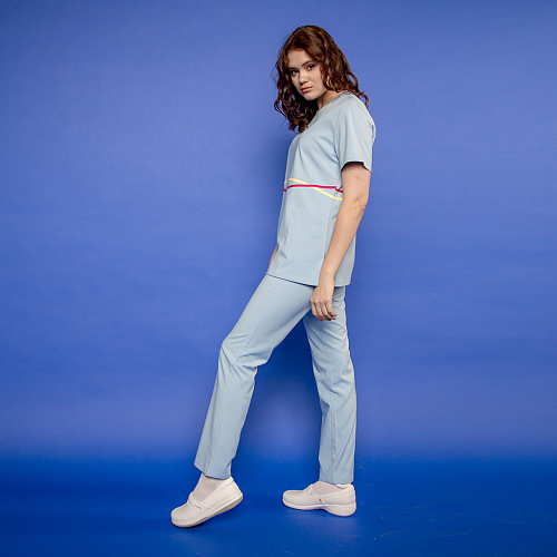 Туника женская 242 Florida, R132 светло-голубой, L