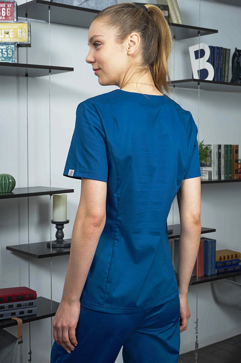 Блуза женская «Терра», Блю Опал, 48