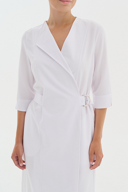 Халат-платье Тезис TZ150, белый, 48