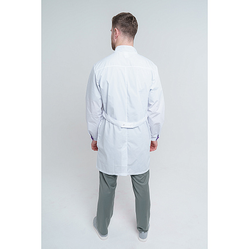 Халат мужской 165ТСД, белый, 56