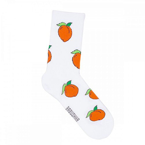 Носки мужские, "Персики", белый, 41-45