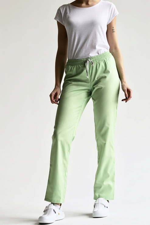 Брюки женские «Комфорт», зелёный лист, 64