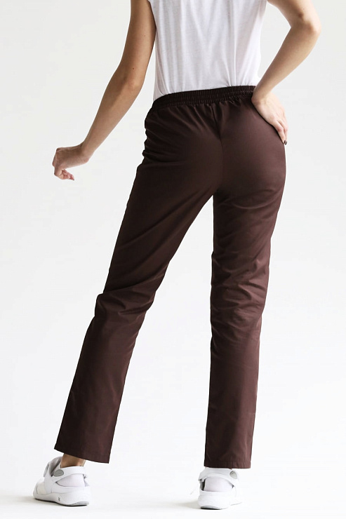 Брюки женские «Комфорт», шоколад, 54