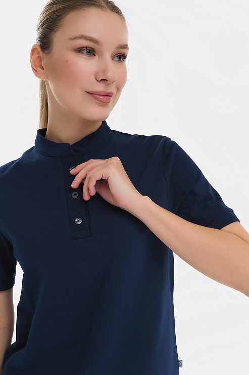 Поло женское Тезис TZ060, темно-синий, 52
