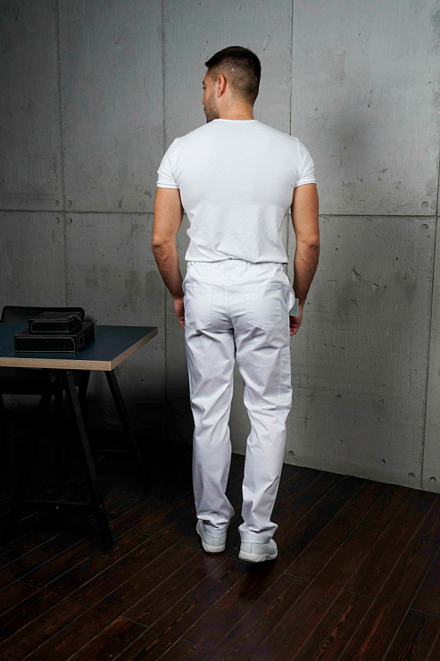 Брюки мужские «Софт», белые, 50