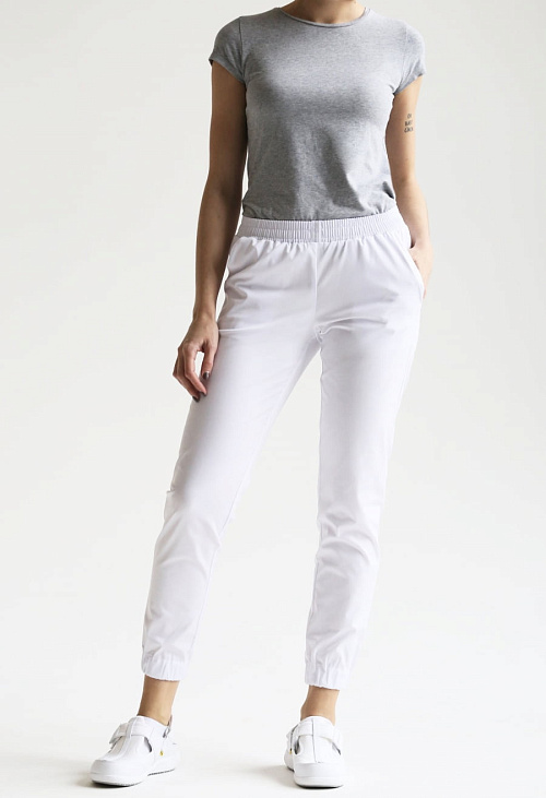 Брюки женские «Релакс», белые, 44
