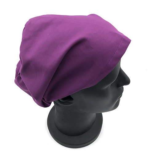 Шапочка однотонная, R143 пурпурный фиолетовый