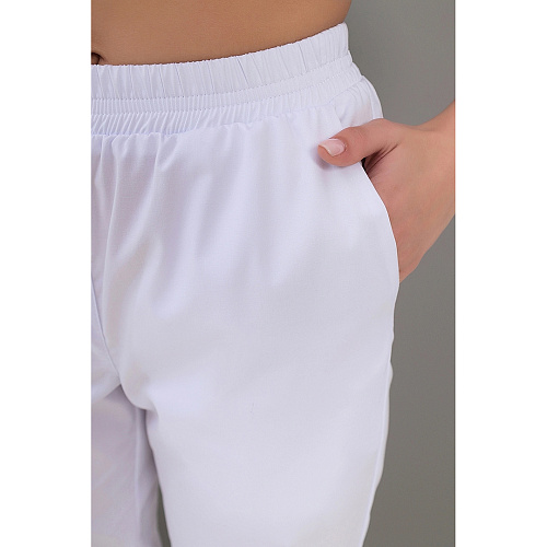 Брюки медицинские женские 1-20-01-0, белый, 50